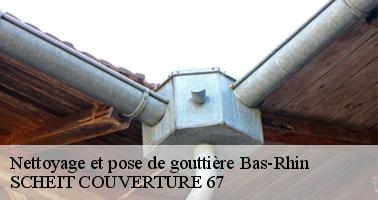 Prix d’un nettoyage de gouttière : ceux appliqués par SCHEIT COUVERTURE 67 sont les moins chers
