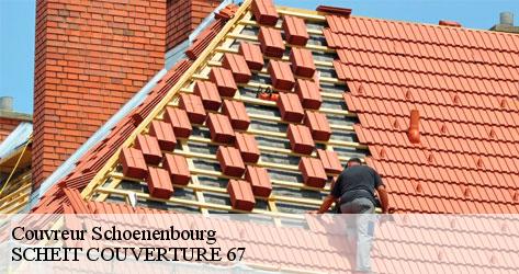 Couvreur SCHEIT COUVERTURE 67 : une équipe entière à votre disposition pour les travaux d’urgence