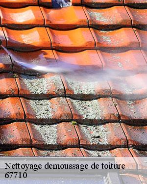 SCHEIT COUVERTURE 67 spécialiste du nettoyage de toiture à Wangenbourg 